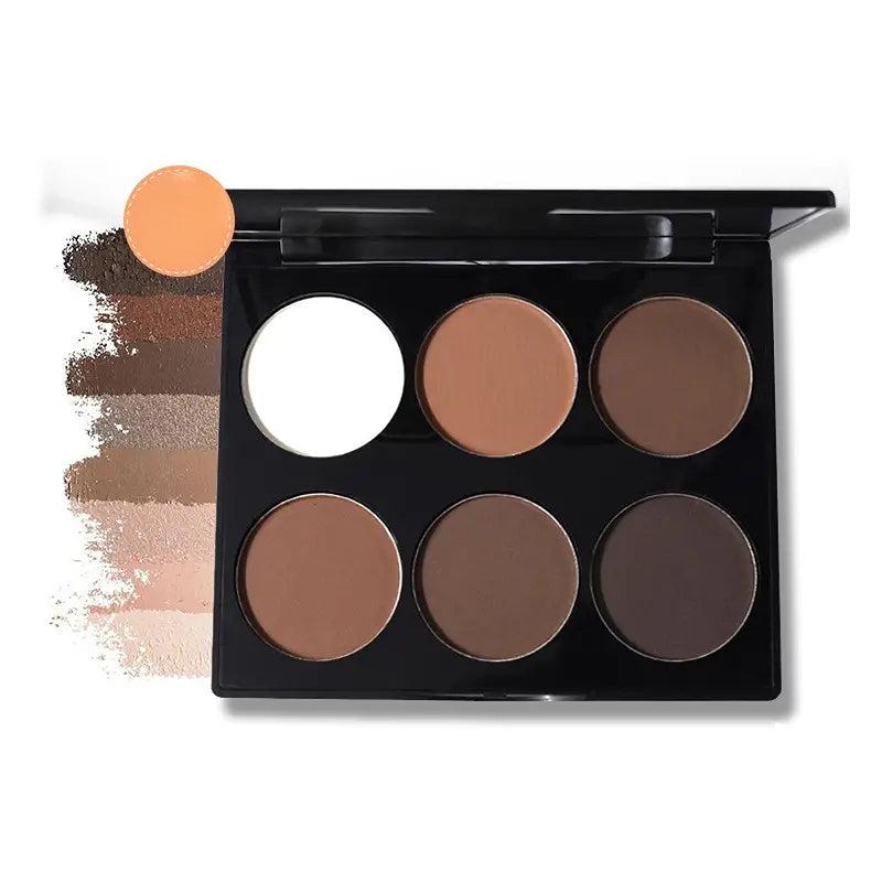 Maycheer 3D Brightening Contouring Powder Compact Palette for Face Use