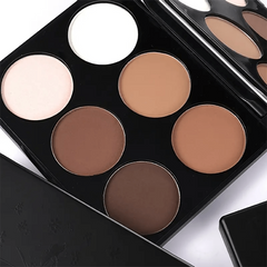 Maycheer 3D Brightening Contouring Powder Compact Palette for Face Use