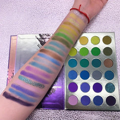 72 Color Eyeshadow Palette Book Style Pearly Matte Glitter Sequin Finish
