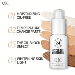 Moisturizing Liquid Foundation for Wrinkle Makeup - Long Lasting Coverage