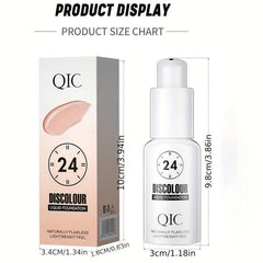 Moisturizing Liquid Foundation for Wrinkle Makeup - Long Lasting Coverage