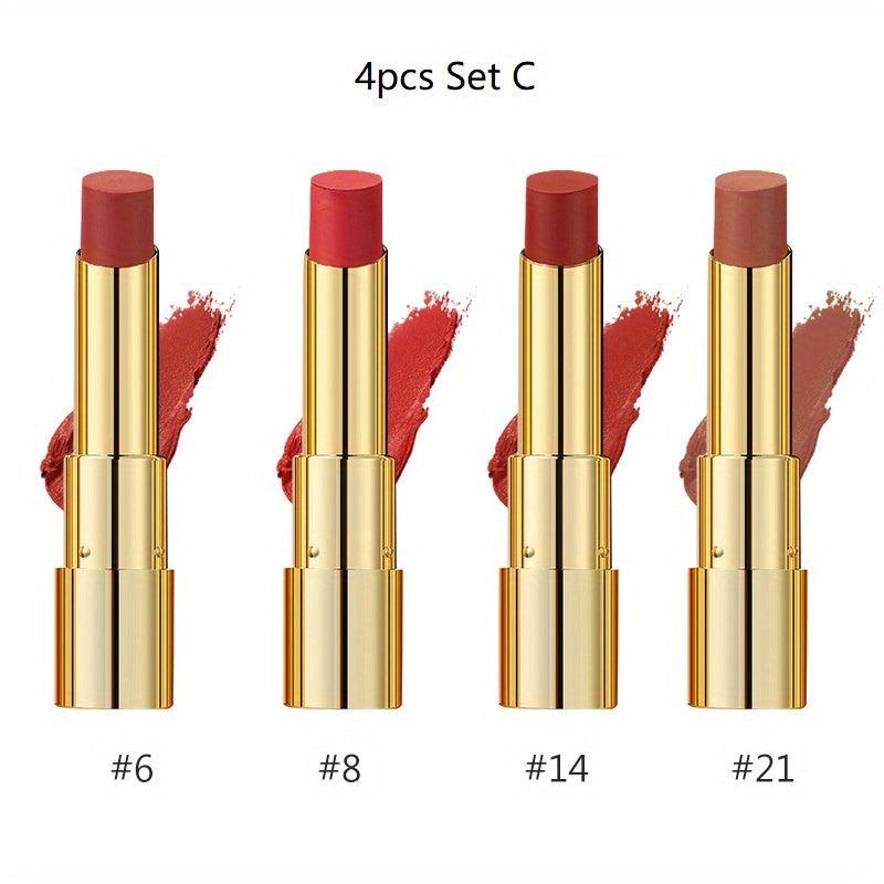 Matte Velvet Lipstick Set Long Lasting Waterproof Lightweight Non Sticky Makeup