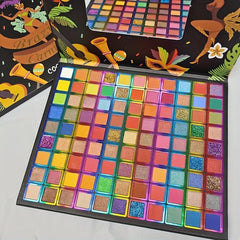 Rainbow Tone Eyeshadow Palette Matte Shimmer Metallic Makeup