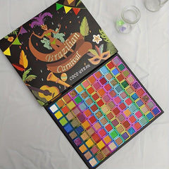Rainbow Tone Eyeshadow Palette Matte Shimmer Metallic Makeup
