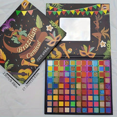 Rainbow Tone Eyeshadow Palette Matte Shimmer Metallic Makeup