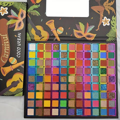 Rainbow Tone Eyeshadow Palette Matte Shimmer Metallic Makeup