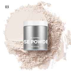 Mushroom Head Loose Powder With Puff Long Lasting Makeup
