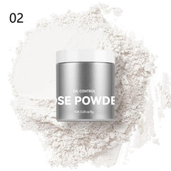 Mushroom Head Loose Powder With Puff Long Lasting Makeup