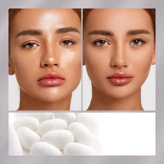 Mushroom Head Loose Powder With Puff Long Lasting Makeup