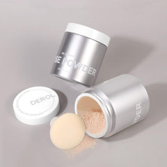 Mushroom Head Loose Powder With Puff Long Lasting Makeup