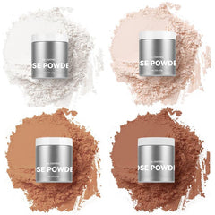 Mushroom Head Loose Powder With Puff Long Lasting Makeup