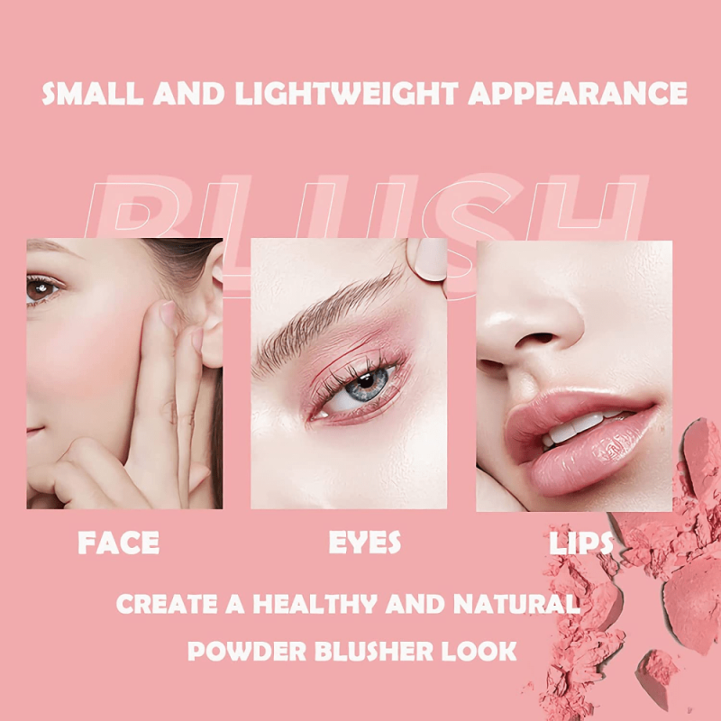 Monochrome Blush Powder Mineral Pigment Cheek Blusher Contouring