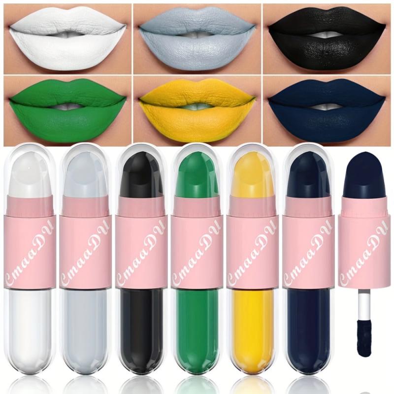 Matte Liquid Lipstick - Smudge Proof Lip Gloss - Grey Green Y