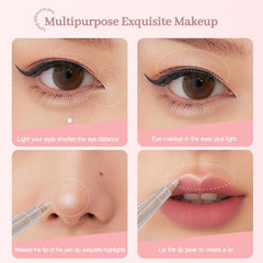 Glitter Highlighter Pencil with Pearly Eyeshadow Pen