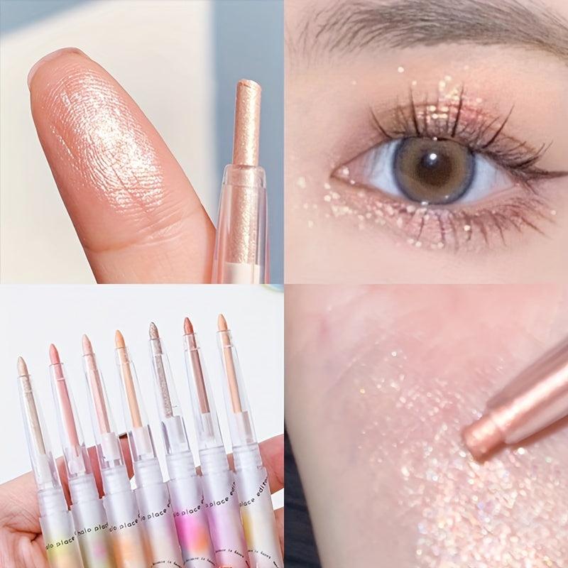 Glitter Highlighter Pencil with Pearly Eyeshadow Pen