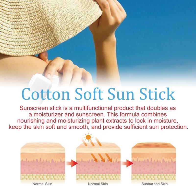 Soft Cotton Sun Protective Stick Natural Concealer