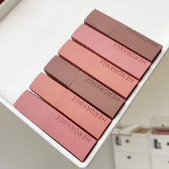 6-Color Long Lasting Matte Lipstick - Non Smudge Formula