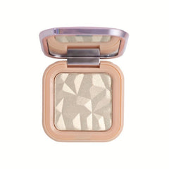 Golden Pearly Highlighter Powder Compact