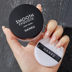 4-Piece Liquid Foundation Powder Puff Loose Powder Set