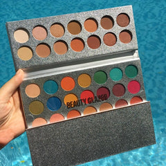 63 Colors Highlighter Eyeshadow Palette Multicolor Matte Sequins