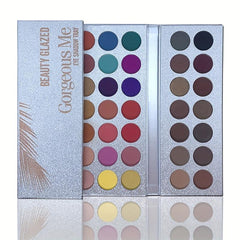 63 Colors Highlighter Eyeshadow Palette Multicolor Matte Sequins