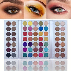 63 Colors Highlighter Eyeshadow Palette Multicolor Matte Sequins