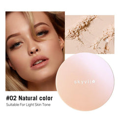 Waterproof Pressed Powder Makeup Concealer Control Brightening