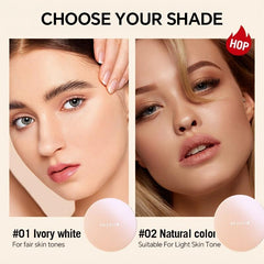 Waterproof Pressed Powder Makeup Concealer Control Brightening