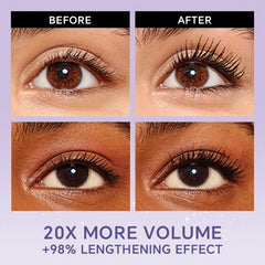 Milky Way Gradient Waterproof Mascara - Long Lasting Smudge Proof Makeup