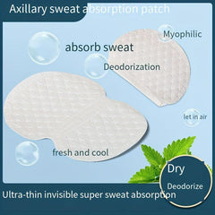 10 pcs Antiperspirant Sweat Pads for Underarm Protection