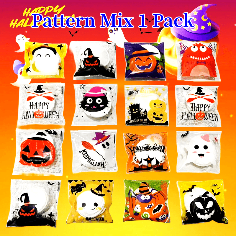 100pcs Halloween Cotton Rounds Makeup Remover Facial Cleansing Pads
