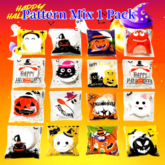 100pcs Halloween Cotton Rounds Makeup Remover Facial Cleansing Pads