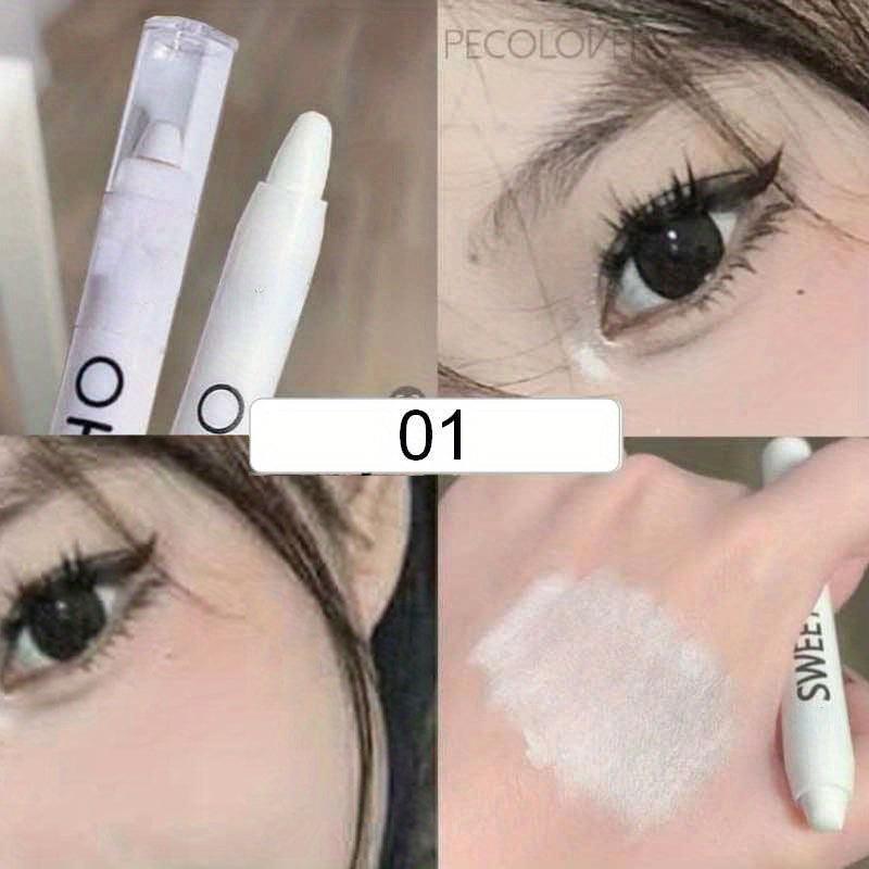 Glitter Eyeshadow Stick Eyeliner Pen Makeup Brighten Eyelid Under Crease Pen