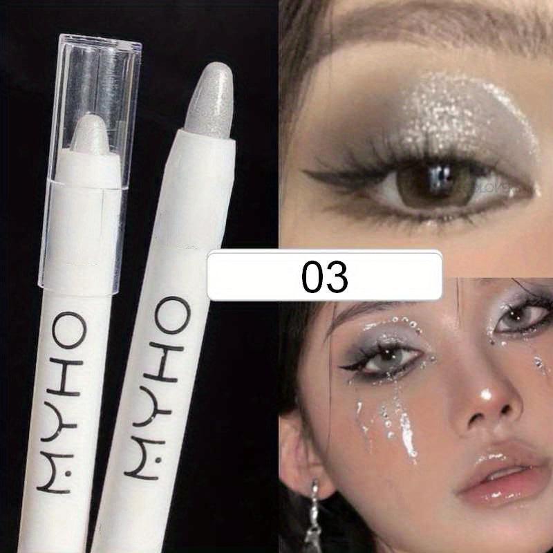 Glitter Eyeshadow Stick Eyeliner Pen Makeup Brighten Eyelid Under Crease Pen
