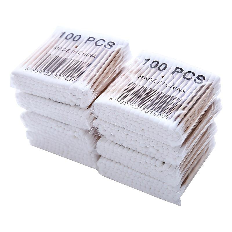 Disposable Wooden Cotton Swabs for Makeup and Ear Cleaning