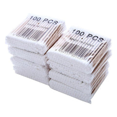 Disposable Wooden Cotton Swabs for Makeup and Ear Cleaning