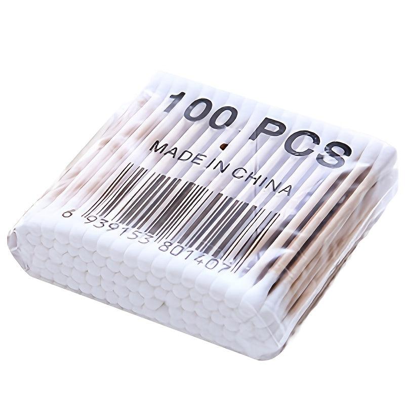 Disposable Wooden Cotton Swabs for Makeup and Ear Cleaning