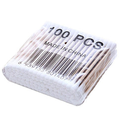 Disposable Wooden Cotton Swabs for Makeup and Ear Cleaning