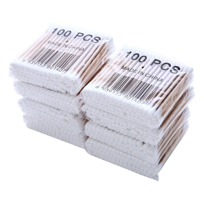 Disposable Wooden Cotton Swabs for Makeup and Ear Cleaning