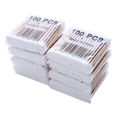 Disposable Wooden Cotton Swabs for Makeup and Ear Cleaning
