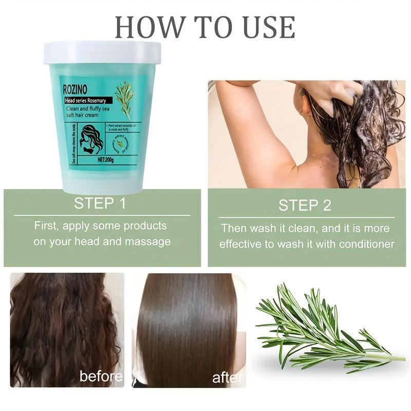 Rosemary Scalp Cleansing Scrub with Sea Salt Shampoo