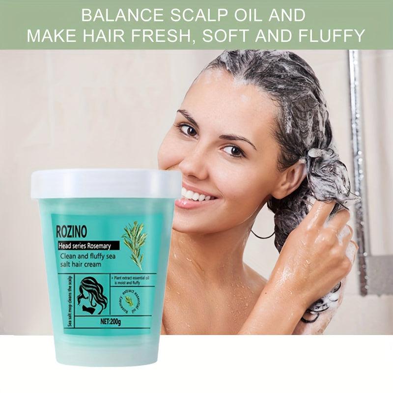 Rosemary Scalp Cleansing Scrub with Sea Salt Shampoo