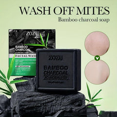 Bamboo Charcoal Soap Exfoliates & Moisturizes Skin