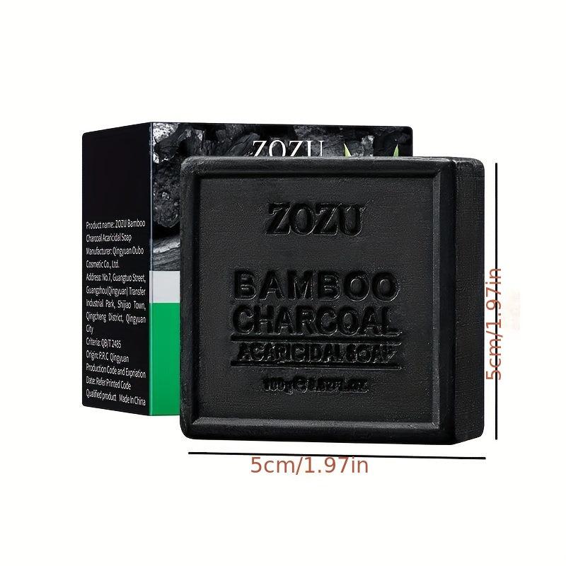 Bamboo Charcoal Soap Exfoliates & Moisturizes Skin