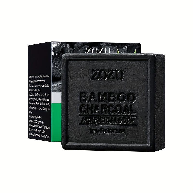 Bamboo Charcoal Soap Exfoliates & Moisturizes Skin
