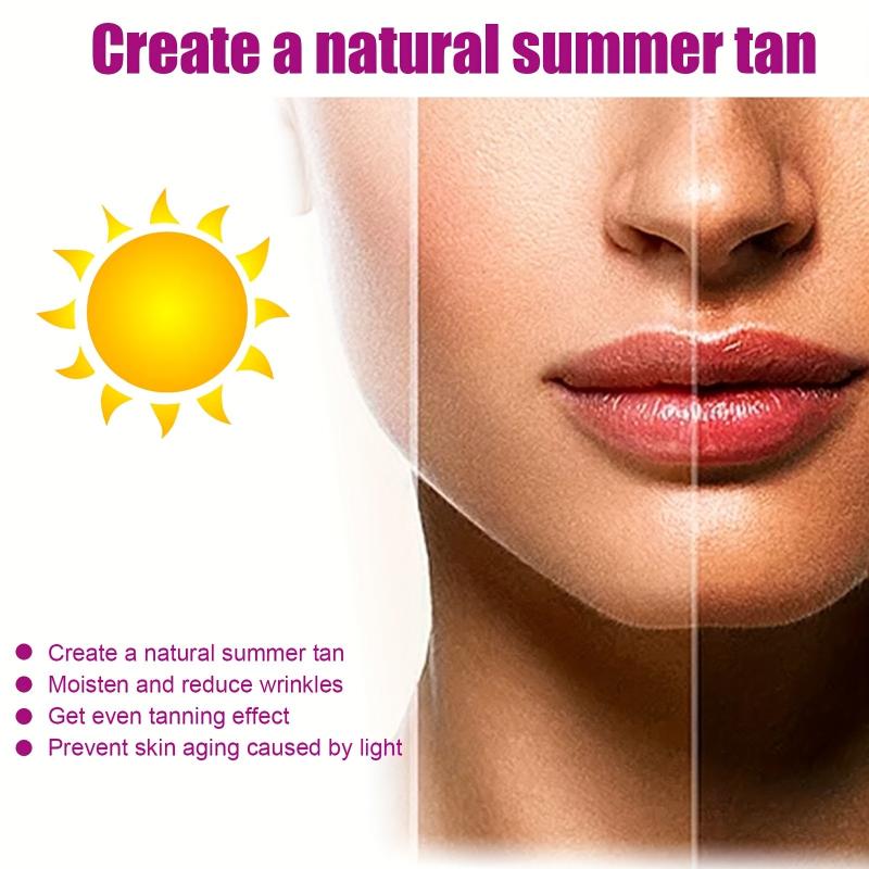 Outdoor Beach Skin Tanning Lotion with SPF 30