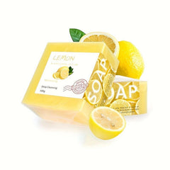 Organic Lemon Soap for Skin Detox and Soothing Dryness
