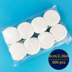 Makeup Pads 1200pcs 600pcs 300pcs Natural Semicircle Puff Thickened Soft