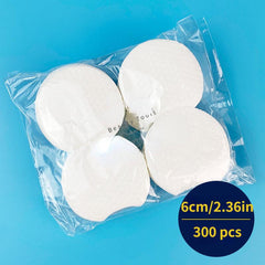 Makeup Pads 1200pcs 600pcs 300pcs Natural Semicircle Puff Thickened Soft
