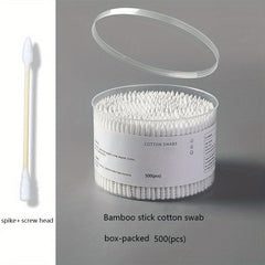 500pcs Double Tip Cotton Swabs for Ear Nose Clean